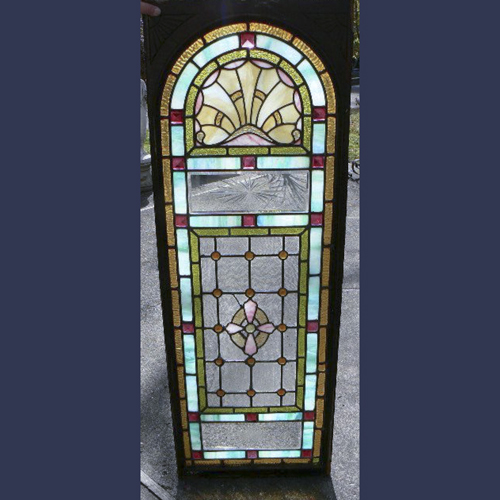 Victorian leaded glass window
